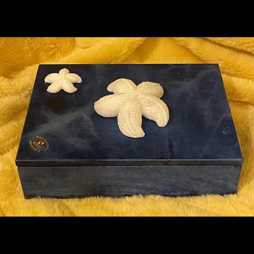 Alabaster Decorative Box - Picture 8 of 9